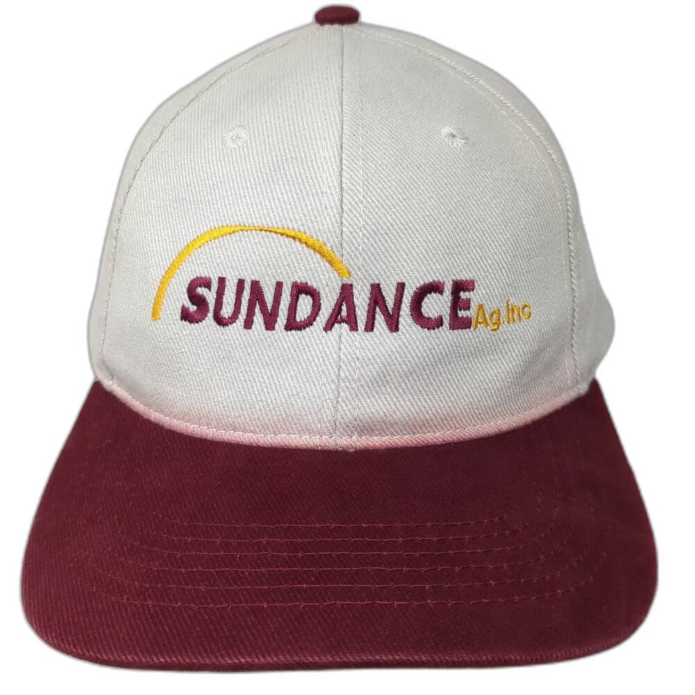 Port Authority Baseball Cap Gray Red One Size Sundance Ag Inc Slideback Hat 42